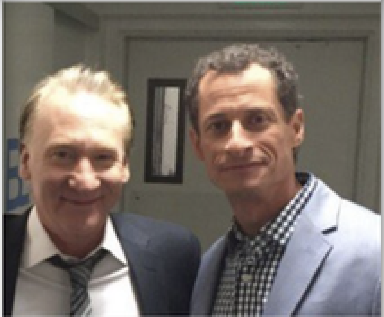 Bill Maher Next to Anthony Weiner