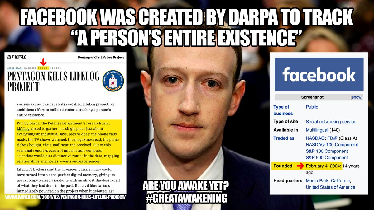 Qanon Facebook Was Created By DARPA Stillness In The Storm