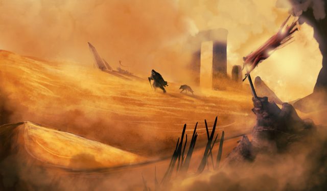 US Marines Strange Tales of Paranormal Activity in California Desert Escape_the_sandstorm_wip_by_mistermikea-d5aqn86-640x375