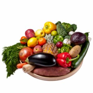 a basket full of nutritious veg