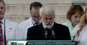 Dr. Robert Malone Warns Parents About COVID Vaccines for Children at ‘Defeat the Mandates’ Rally in DC